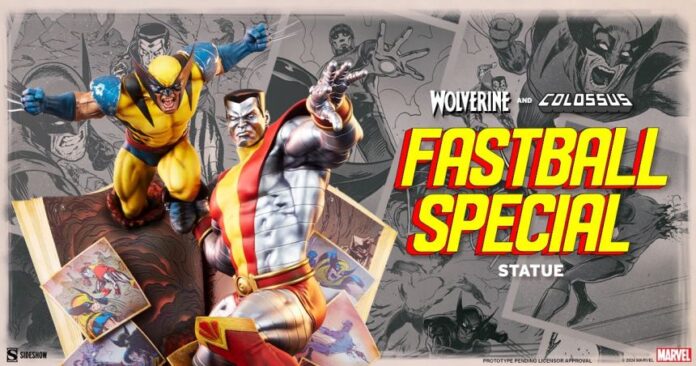 Sideshow Collectibles teases a Fastball Special: Colossus and Wolverine Statue