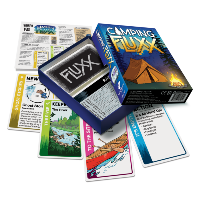 Looney Labs Unveils “Camping Fluxx” – A Fresh Take on the Classic Card Game