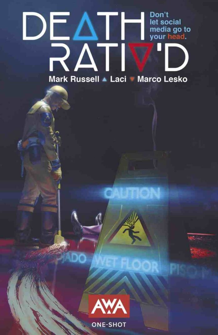 Mark Russell and Laci deliver a futuristic dark satire in Death Ratio’d