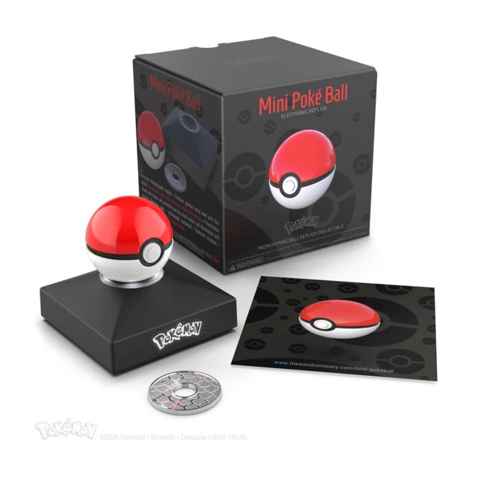 New Mini Poké Ball replica by The Wand Company available now at the official Pokémon Center for $59.99