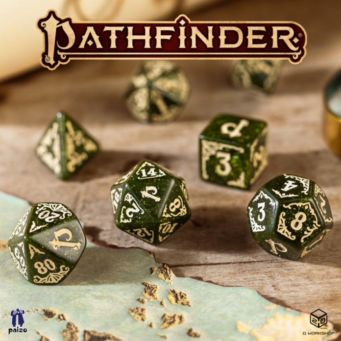 Q WORKSHOP and Paizo Roll Out Latest Pathfinder Dice Sets