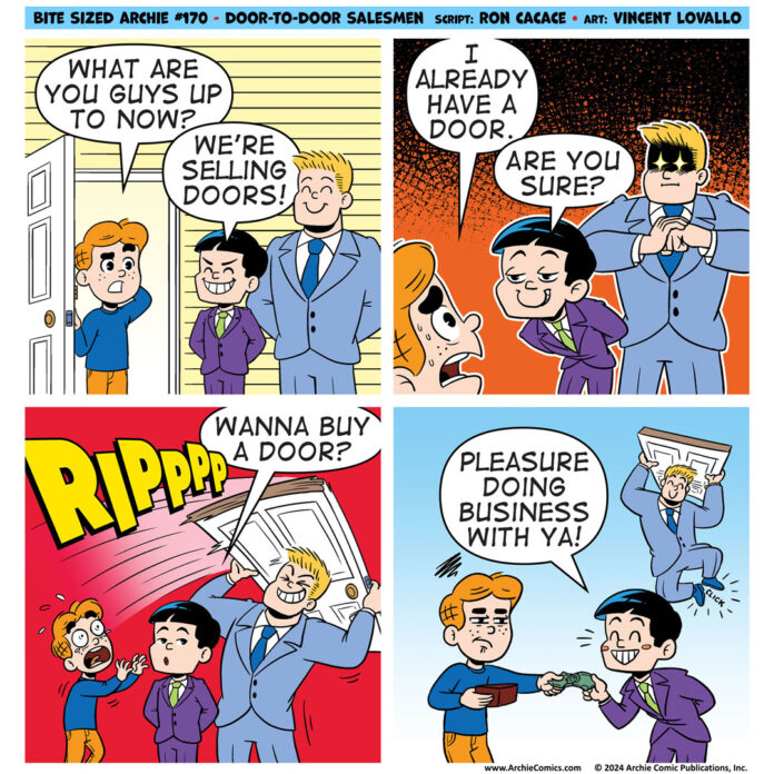 Bite Sized Archie #170 – Door-to-Door Salesman