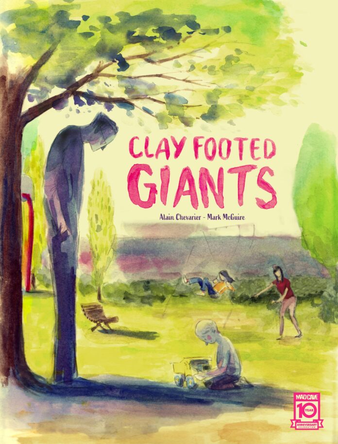 Clay Footed Giants, a graphic novel on masculinity, trauma, and parenthood