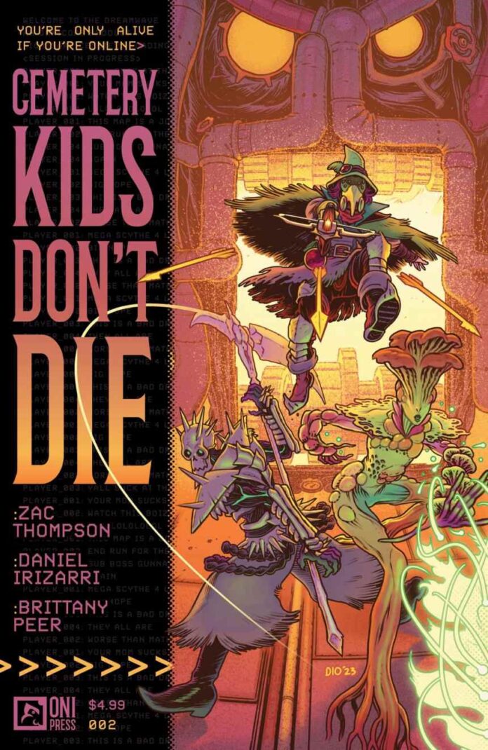 Get your first look at Cemetery Kids Don’t Die #2 – the sci-fi thriller reaches level 2!