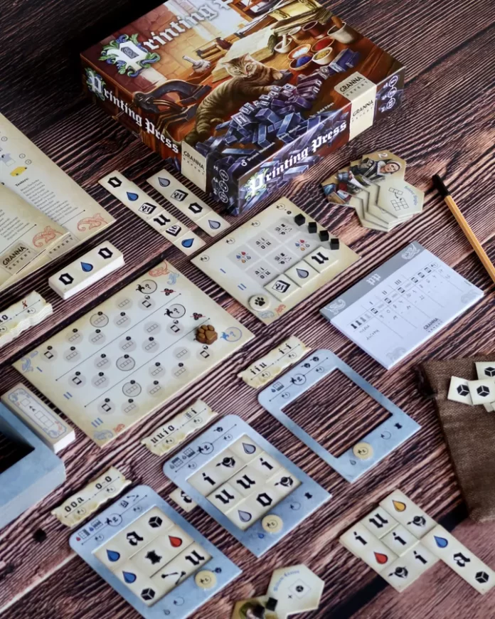 Portal Games Launches “Printing Press” Board Game