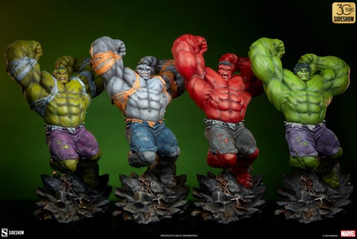 Sideshow unleashes four new Hulks