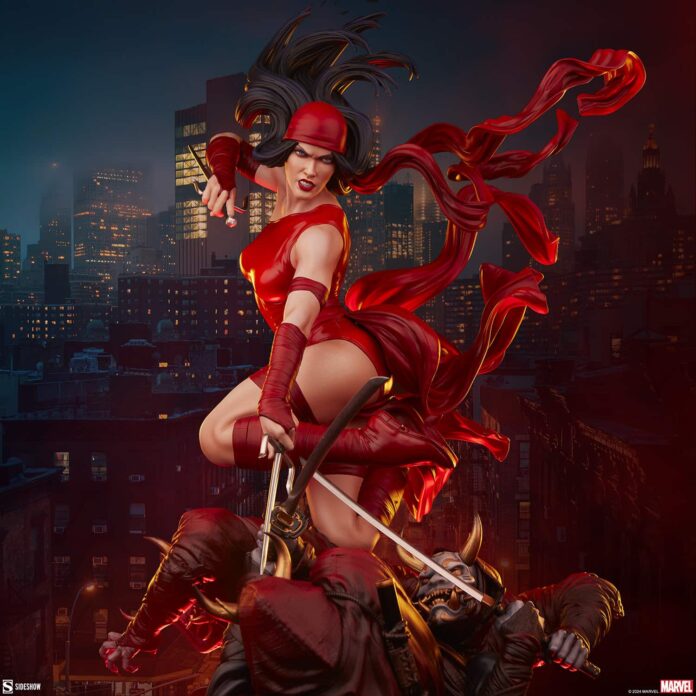 Sideshow unveils the new Elektra vs. Demons Premium Format figure