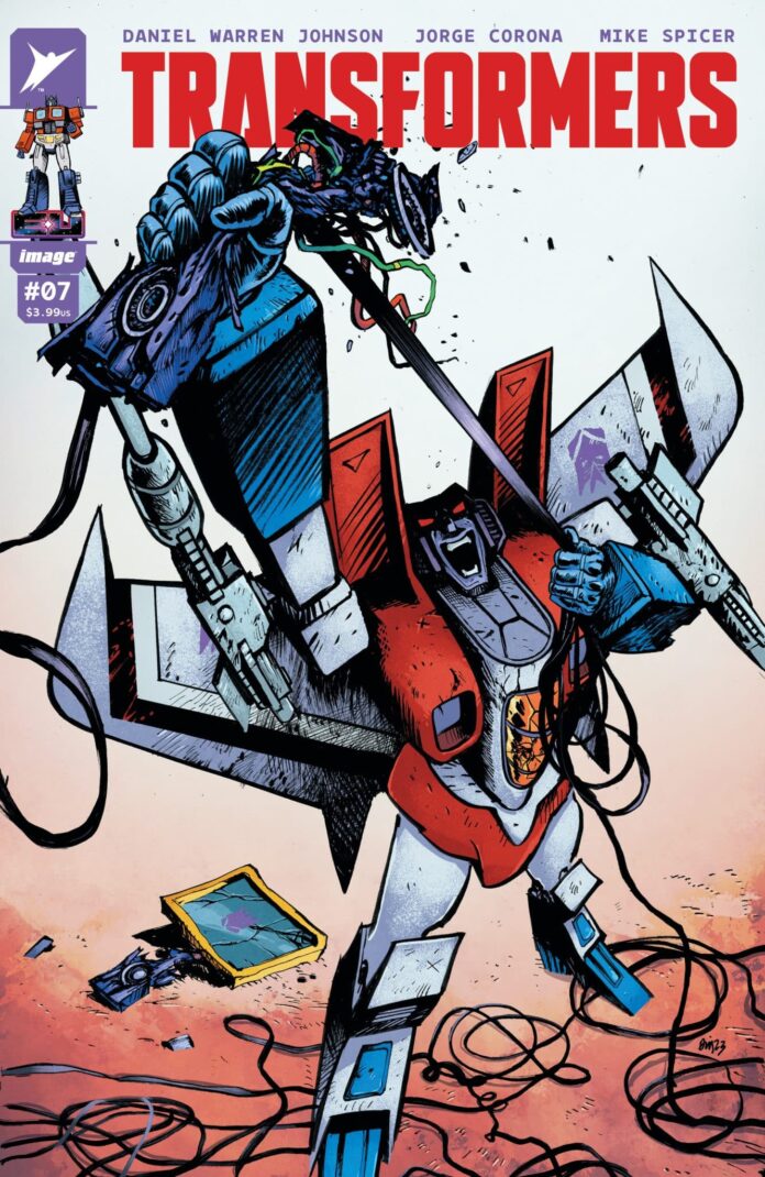 The second arc begins in Transformers #7 from Daniel Warren Johnson and Jorge Corona! Get a first look!