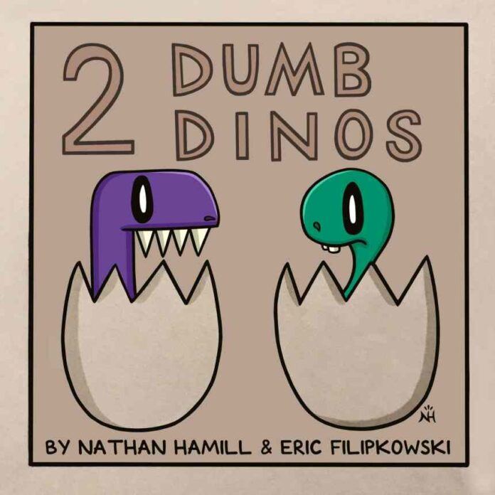 Titan Comics Announces 2 Dumb Dinos, out September 2024!