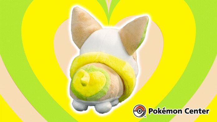 Togepi Pokémon Delicious Adventure figure, Growlithe and Wooloo blankets and pillow covers, Yamper Pokémon Dolls Plush as a gift with purchase now available at the official Pokémon Center