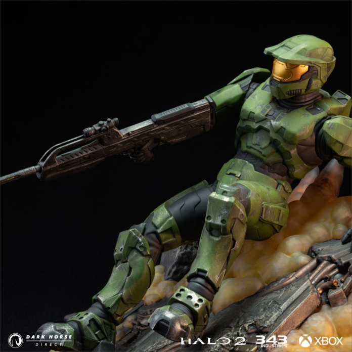 DARK HORSE DIRECT AND 343 INDUSTRIES INTRODUCE EXPLOSIVE 20TH
ANNIVERSARY STATUE OF HALO 2S MASTER