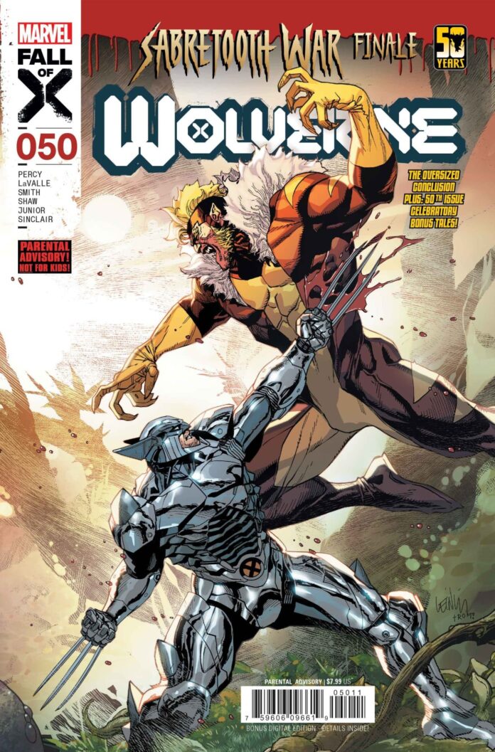 Get a sneak peek at Benjamin Percy’s final issue of Wolverine!
