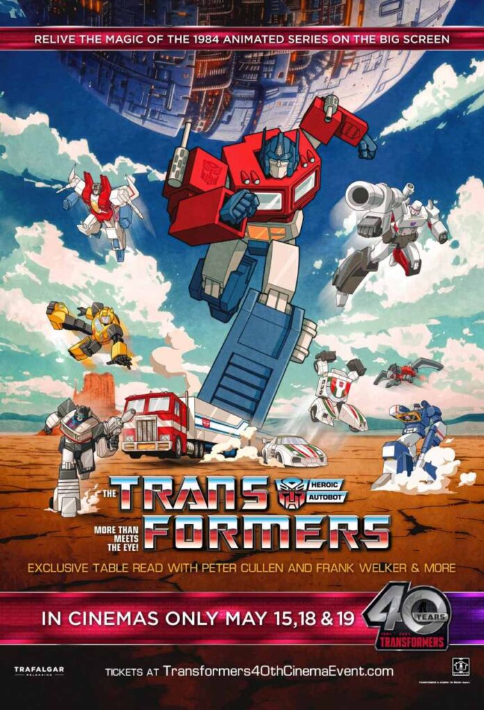 Hasbro celebrates 40 years of the classic Transformers TV show with a Cinema Event