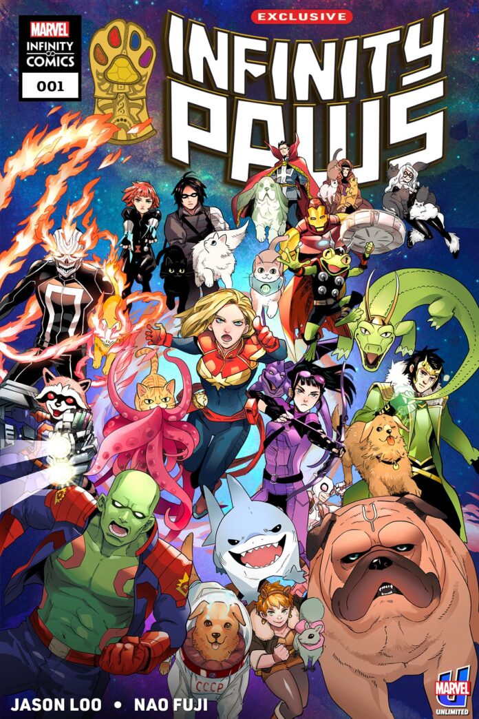 It’s the claws-over of the century! Don’t miss Infinity Paws, now on Marvel Unlimited