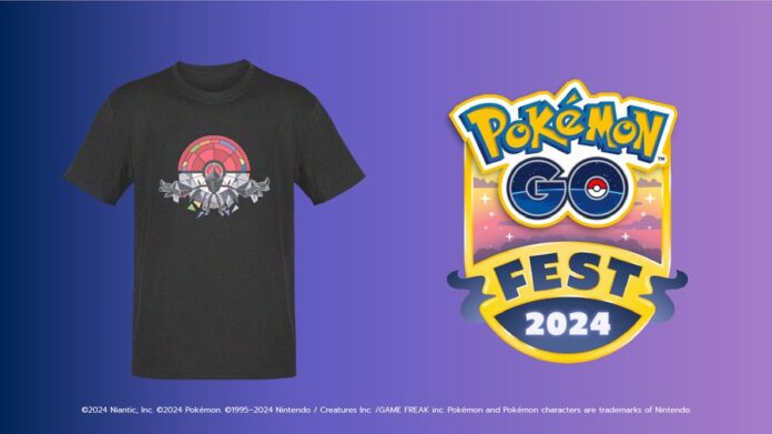 Pokémon GO players who preorder the event-exclusive Pokémon GO Fest 2024 T-shirt will also receive a code for a matching in-game avatar item