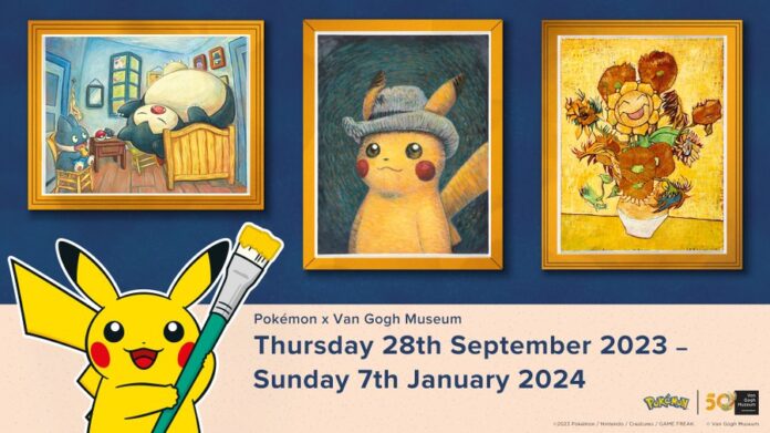 Pokémon × Van Gogh Museum merchandise is now back in stock at Pokémon Center, but the Pikachu with Grey Felt Hat Pokémon TCG promo card is not available