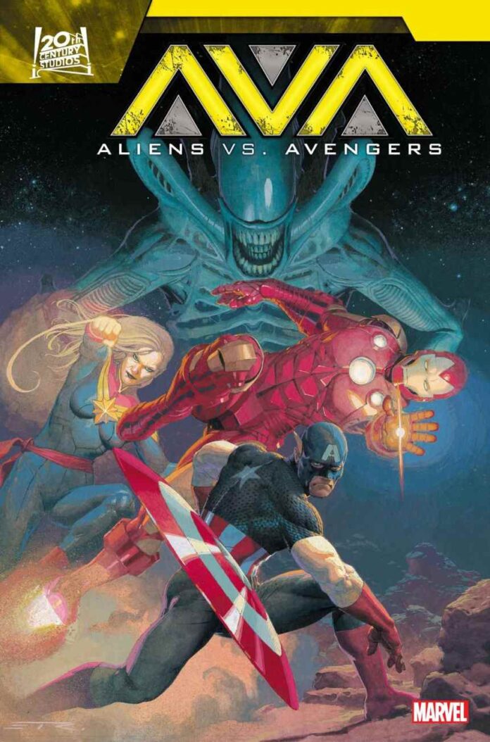 The Avengers and Aliens clash this July from Jonathan Hickman and Esad Ribić