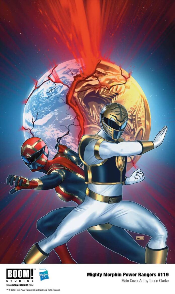 The Morphin Grid corrupted in Mighty Morphin Power Rangers #119!