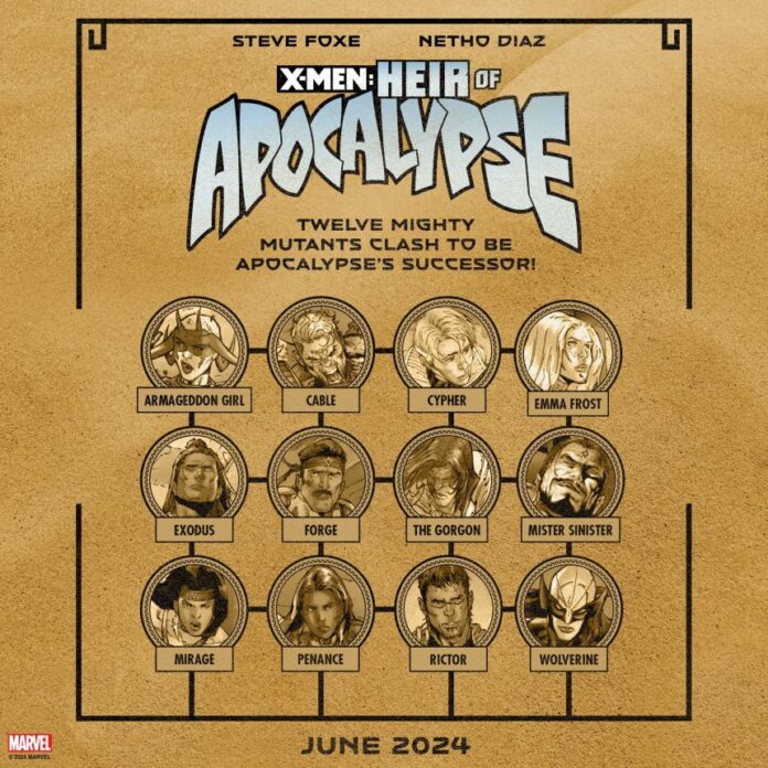 Discover the Twelve Mutants competing to be Apocalypse’s Successor in X-Men: Heir of Apocalypse