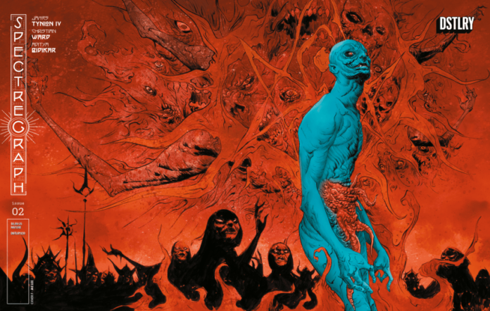 DSTLRY reveals a Jae Lee cover for Spectregraph #2 and Sweeney Boo cover for Blasfamous #3