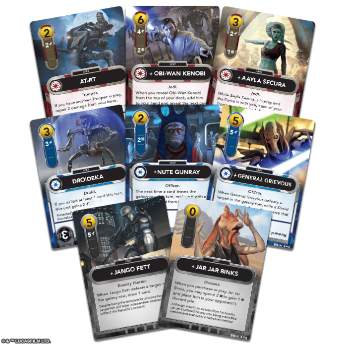 Fantasy Flight Introduces the Clone Wars Edition of Star Wars: The Deckbuilding Game