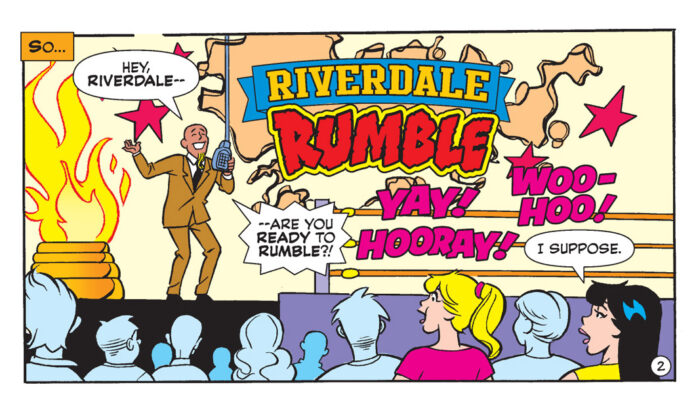 It’s an all-out wrestling rumble in WORLD OF ARCHIE DIGEST #140!