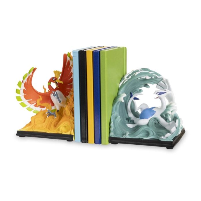 New Ho-Oh and Lugia bookends available now at the Pokémon Center, posters from the Pokémon Region Maps and Pokémon Researcher collections are back in stock