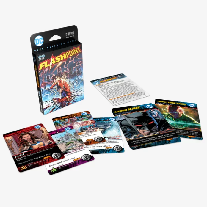 Cryptozoic Releases Flashpoint Crossover Pack for DC Deck-Building Game