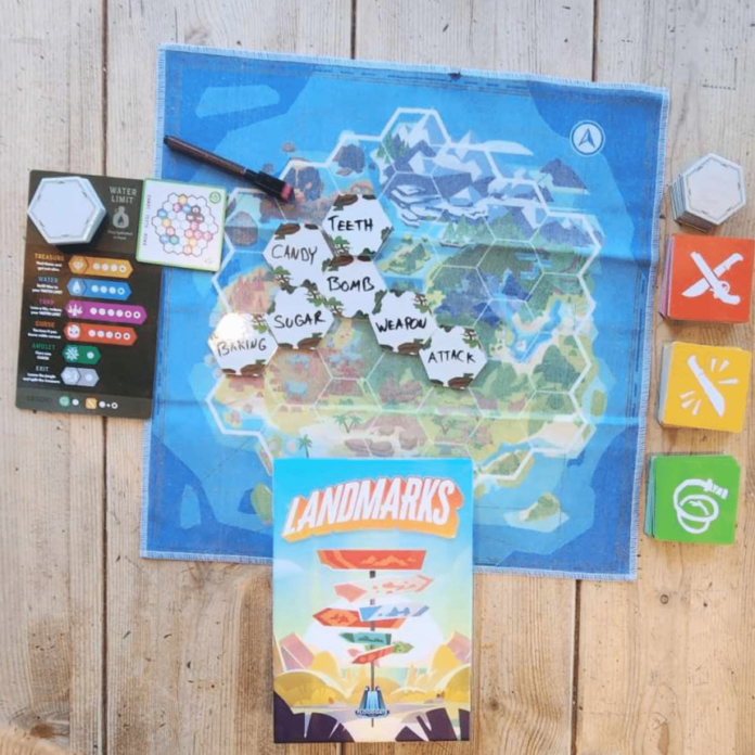 Floodgate Games announces Landmarks, a word association game of hidden paths and clever clues