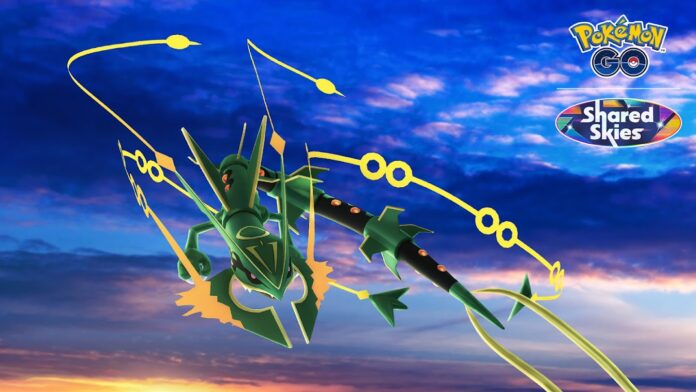 Mega Rayquaza Elite Raids now available at Pokémon GO Gyms at 12pm, 1pm, 5pm and 6pm local time today, June 29