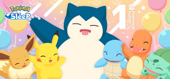 First Anniversary Fest two-week event now underway in Pokémon Sleep featuring a daily gift of 150 bonus sleep points through July 13