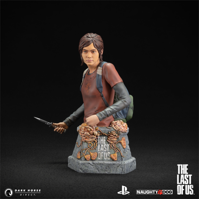 ITS TIME TO FIGHT BACK WITH THE LAST OF US - ELLIE WITH SWITCHBLADE
BUST