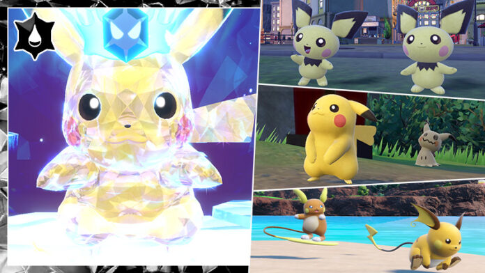 Pokémon Scarlet and Violet: Four-part series of special Tera Raid Battles and mass outbreaks will run from July 12 to July 25 featuring Water–Tera Type Pikachu with the Mightiest Mark in 7-star Tera Raid Battles while Pikachu, Raichu, Alolan Raichu, Pichu and Mimikyu will be appearing in mass outbreaks