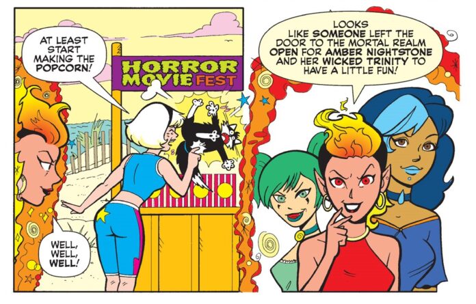 The beach is bewitched in ARCHIE DIGEST #352!