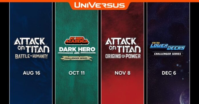 Attack on Titan, Star Trek, Tekken 8, and more come to the UniVersus Collectible Card Game in the second half of 2024