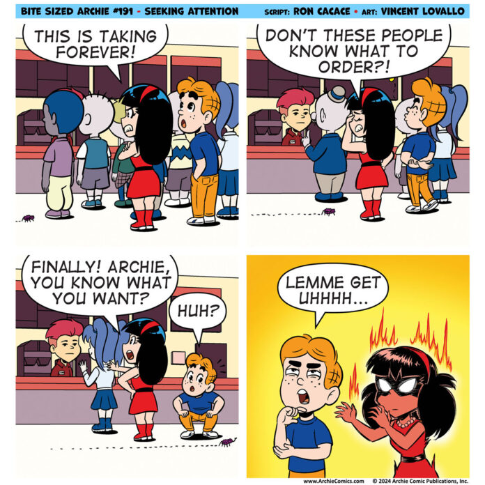 Bite Sized Archie #191 – Seeking Attention