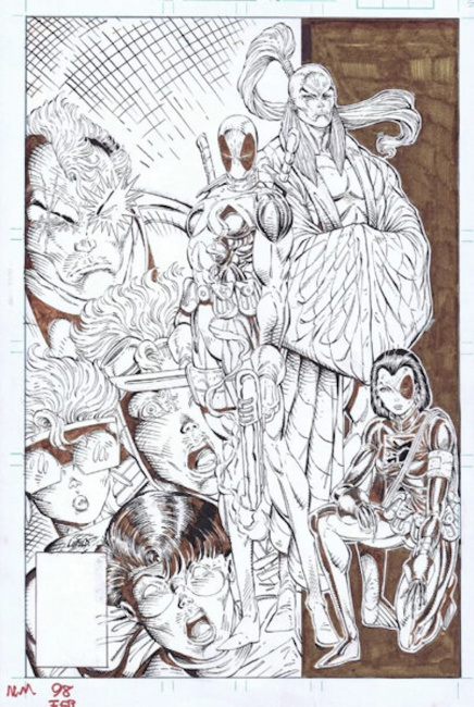 Heritage Offering Deadpool Art for Record Price
