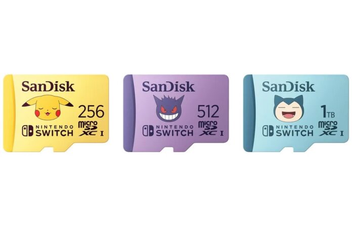 New officially-licensed SanDisk Pokémon microSD cards revealed featuring designs based on Pikachu, Gengar and Snorlax