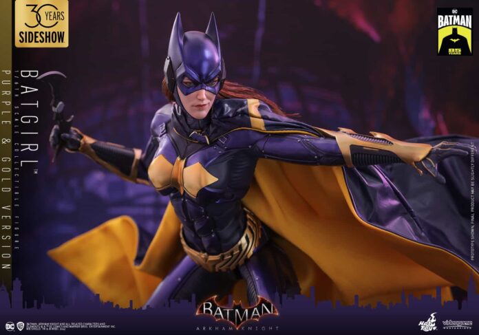 Don’t miss Hot Toys’ Batman: Arkham Knight Batgirl (Purple & Gold Version) 1/6 Scale Figure