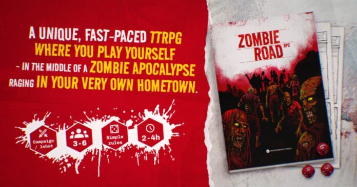 Dragonmount Press Set to Launch Zombie Road RPG on Gamefound Tomorrow