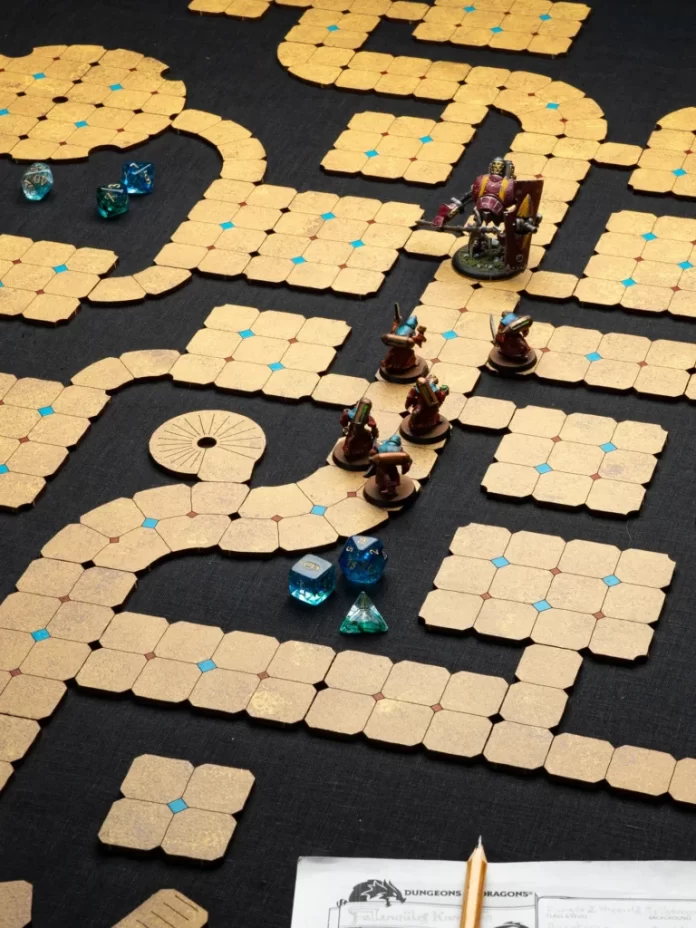 Mad Wizard’s Hall: Pre-Painted Dungeon Tile Set Now on Gamefound