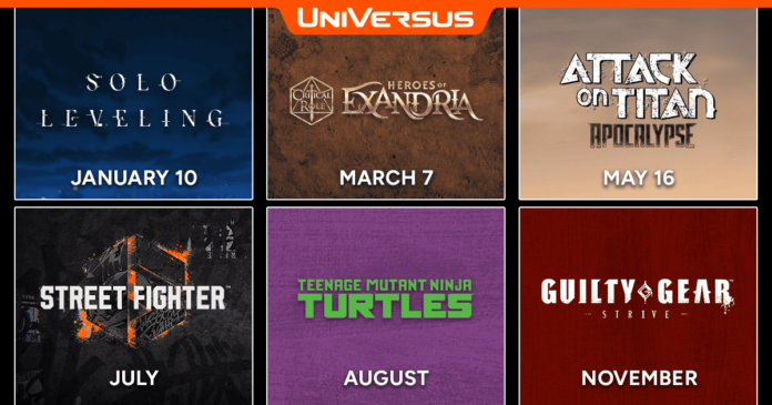 UniVersus Announces 2025 Roadmap Featuring New Expansions and Classic Game Revivals