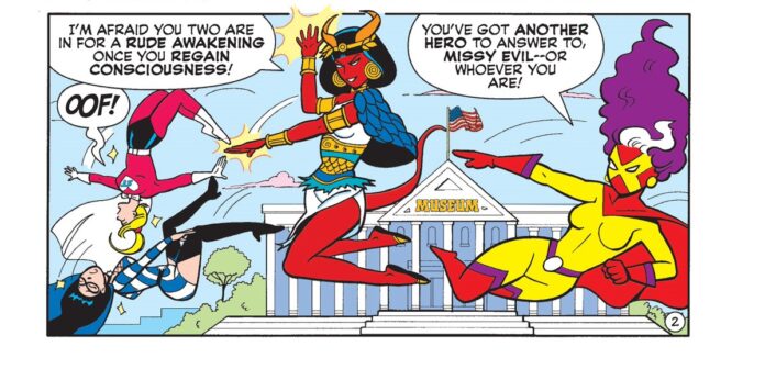 Wonder Teen X is back in WORLD OF BETTY & VERONICA DIGEST #35!