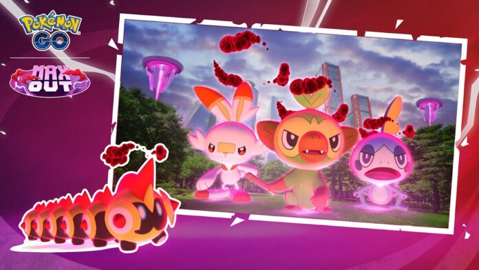 Dynamax Grookey, Scorbunny, Sobble and Falinks now available for the first time as Power Spot Bosses via Pokémon GO Max Battles