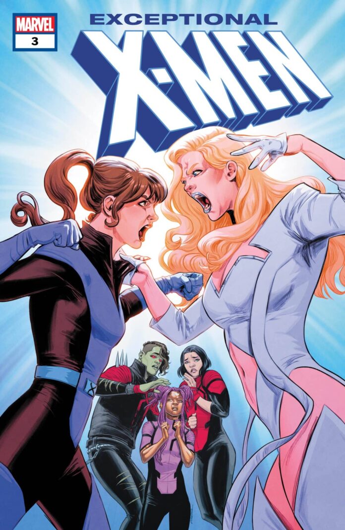 Kitty and Emma have an intense showdown over the next generation of mutants in Exceptional X-Men #3