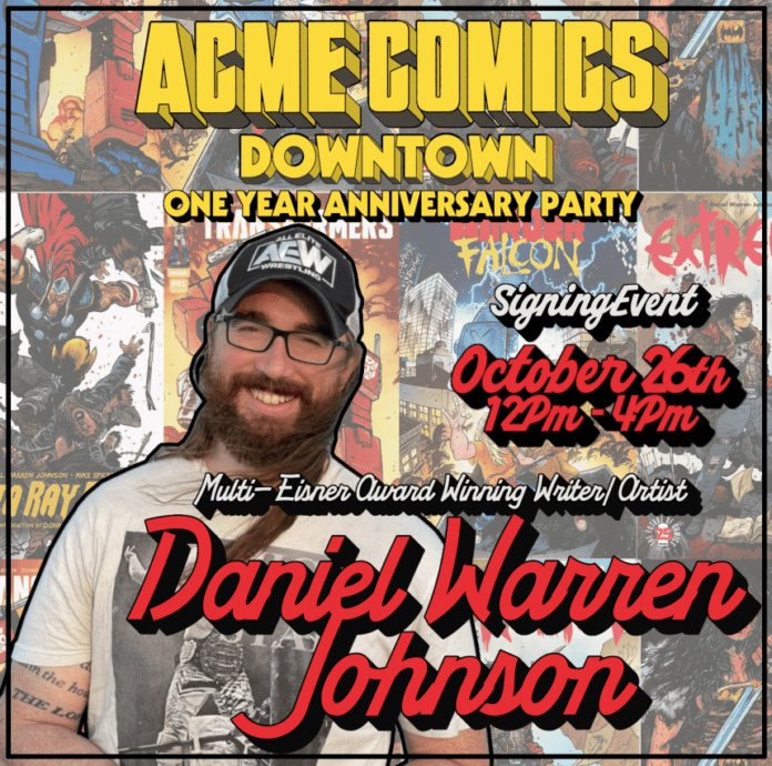 North Carolina’s Acme Comics Downtown 1 Year Anniversary Event this Saturday