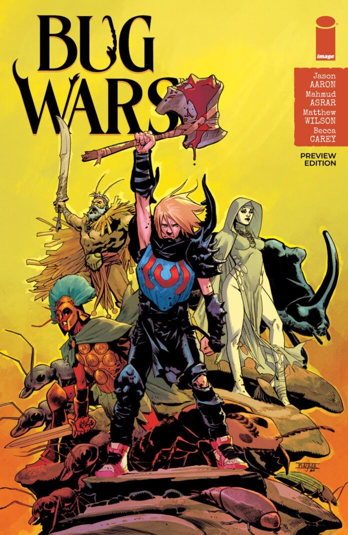 NYCC 2024: Jason Aaron and Mahmud Asrar’s Bug Wars launches in February 2025