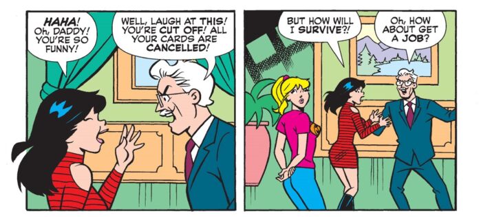 Veronica gets in the spirit in BETTY & VERONICA DIGEST #328!