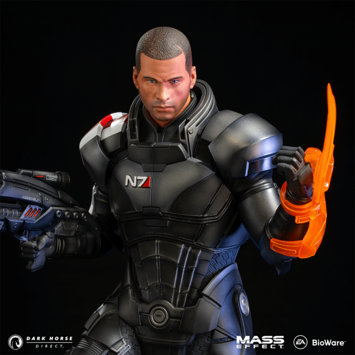 Dark Horse Direct and Bioware celebrate N7 Day with a Mass Effect Commander John Shepard 1/6 Scale Statue