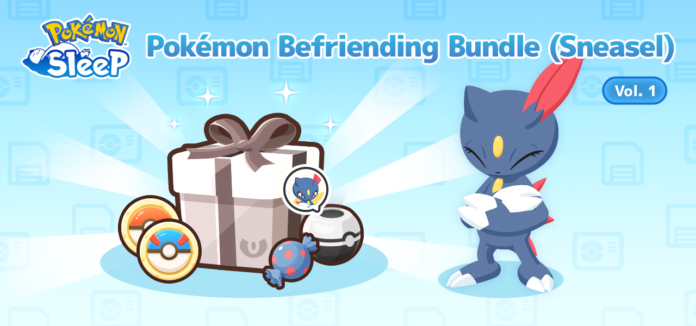 Pokémon Befriending Bundle (Sneasel) Vol. 1 includes incense and more in Pokémon Sleep